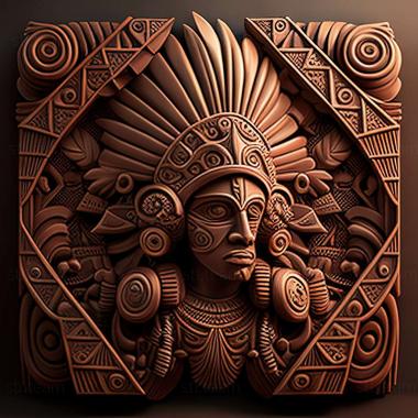 3D model aztec (STL)